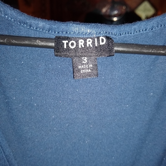 Dark blue button-up dress - Picture 3 of 3